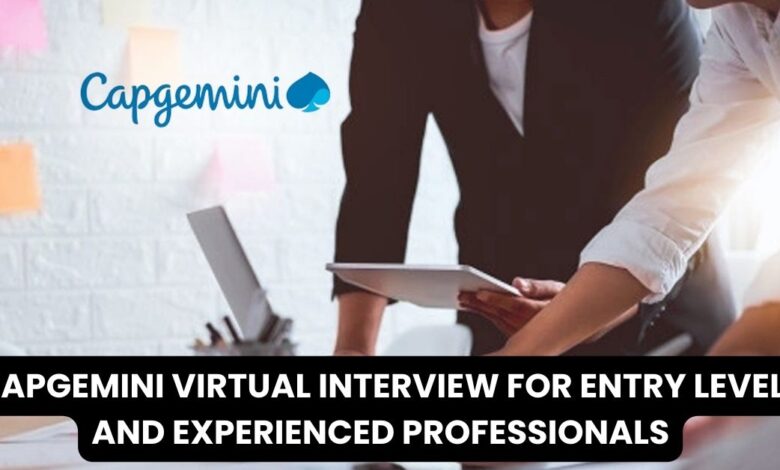 Capgemini Virtual Interview